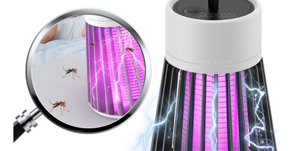 Mata Mosquito Lampada Led Uv Repelente Eletronico Insetos 110v/220v