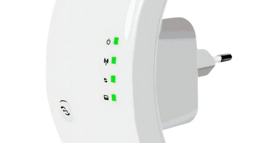 Repetidor De Sinal Wifi Amplificador Potente Sem Fio Turbo Cor Branco