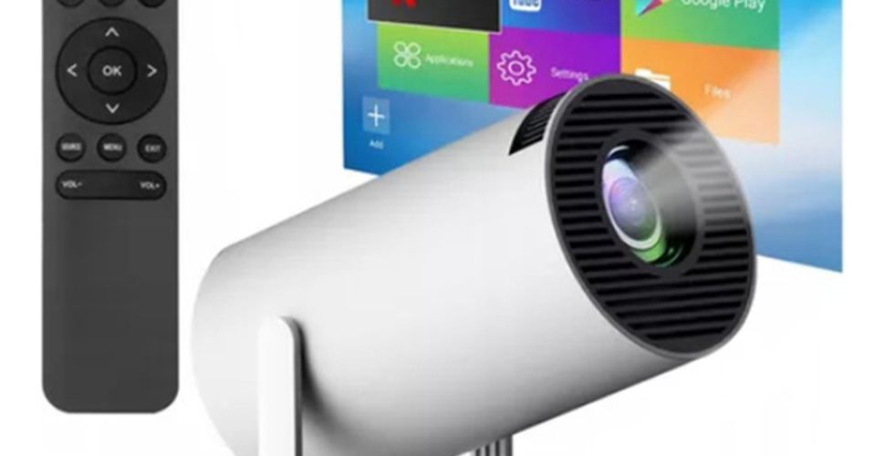  Projetor  Hy300  Portátil Branco  110v/220v